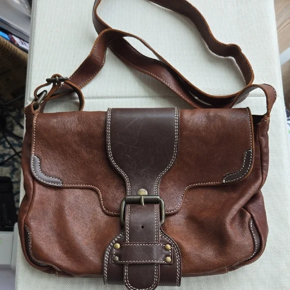 Brown Leather Purse - Picture 1 of 6